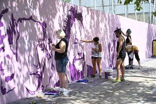 Mural feminista de Ciudad Lineal