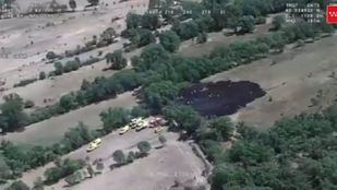 Controlan en media hora un incendio de pastos en Pinilla del Valle