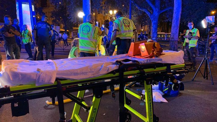 Muy grave tras ser atropellado en la plaza de Cibeles