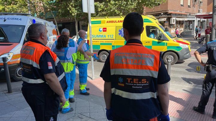 Los servicios de Emergencias han intentado salvar la vida del hombre atropellado en Getafe