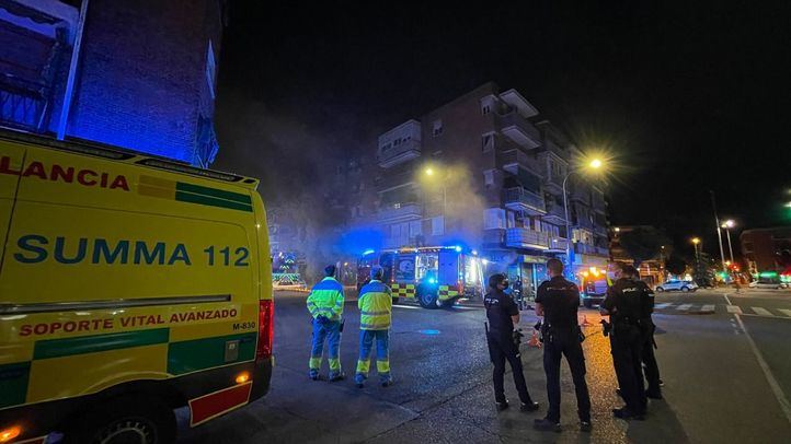Incendio en San Sebastián de los Reyes