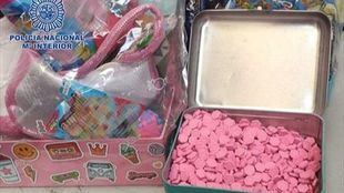 Cae una red que ocultaba pastillas de éxtasis en juguetes y alimentos