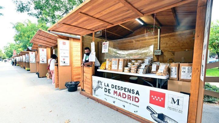 El mercado itinerante 'La Despensa de Madrid' llega al Paseo de Recoletos