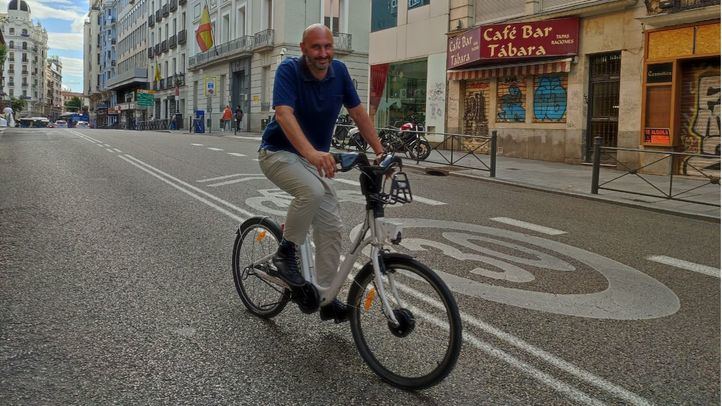 El alcalde de la bicicleta en Madrid, Fernando García