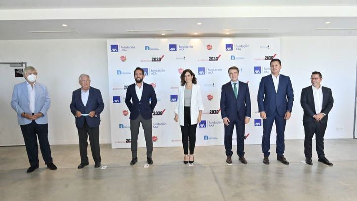 La presidenta de la Comunidad de Madrid, Isabel Díaz Ayuso, durante las jornadas de Periodismo 2030