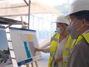 Avanzan las obras del centro juvenil de Usera, que ofrecerá actividades culturales