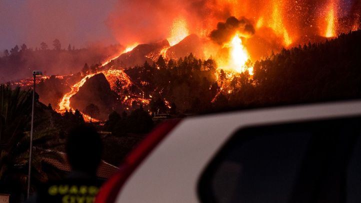 El volcán de La Palma tras su erupción