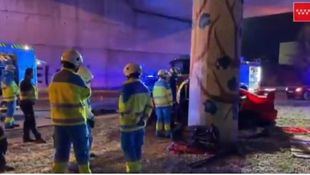 Muere un joven y otro resulta herido en una colisión en Alcalá de Henares