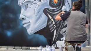 Batalla de graffiti en San Blas-Canillejas