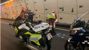 Muere un motorista tras perder el control de su ciclomotor en la M-30