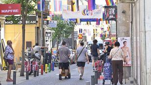 Calles de Chueca durante el Orgullo.