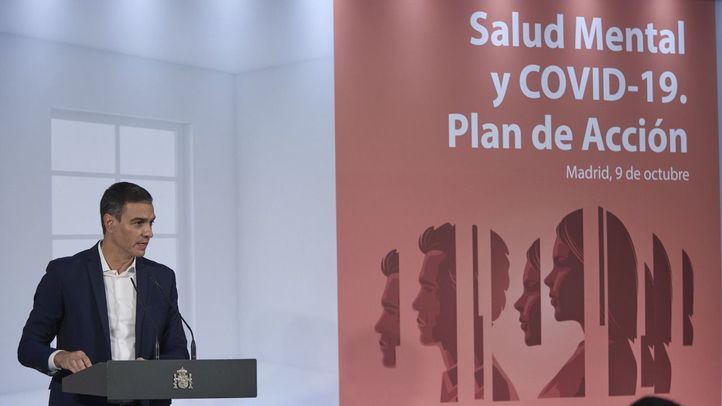 El presidente del Gobierno, Pedro Sánchez, anuncia que el Gobierno pondrá en marcha un plan de Salud Mental
