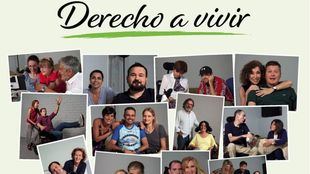 Calendario solidario "Derecho a vivir" por los afectados de ELA