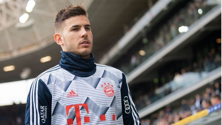 Lucas Hernández durante un partido