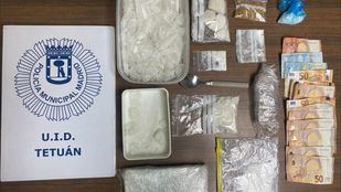 Desmontado un laboratorio y punto de venta de drogas en Tetuán