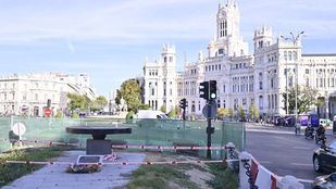 El pebetero en memoria de las víctimas de la Covid, vandalizado