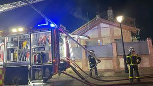 Incendio en un chalé de Torrelaguna