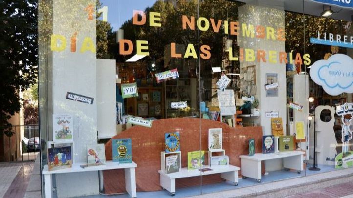 Escaparate de una librería en el Día de las Librerías