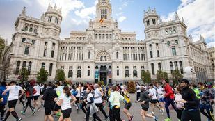 Dispositivo especial de transporte para los corredores de la Media Maratón
