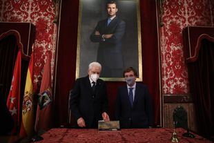 El presidente italiano recibe las Llaves de Oro de Madrid