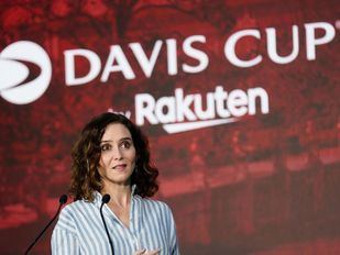 Ayuso presenta las finales de la Copa Davis en Madrid