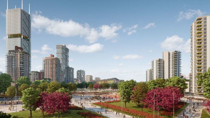 Recreaciones virtuales del proyecto Madrid Nuevo Norte