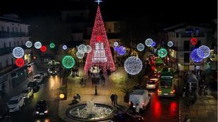 Alumbrado, pista de hielo y mercadillo romano para celebrar la Navidad en Arganda