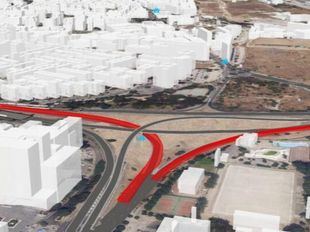 El acceso a la M-30 por la A-1, cortado desde este miércoles por las obras del Nudo Norte