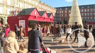 Regresa con todos sus puestos el Mercado de Navidad de la Plaza Mayor
