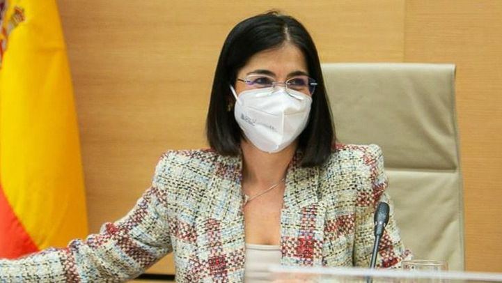 La ministra de Sanidad, Carolina Darias