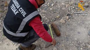 Destruida una bomba de aviación de la Guerra Civil en Boadilla