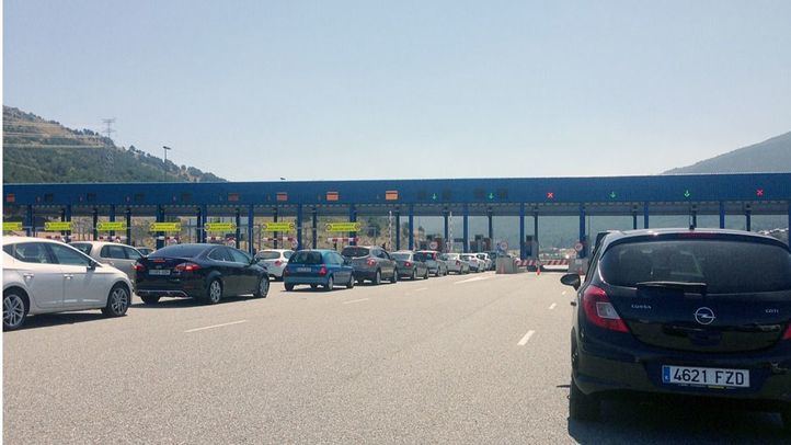 Peaje del túnel de Guadarrama.