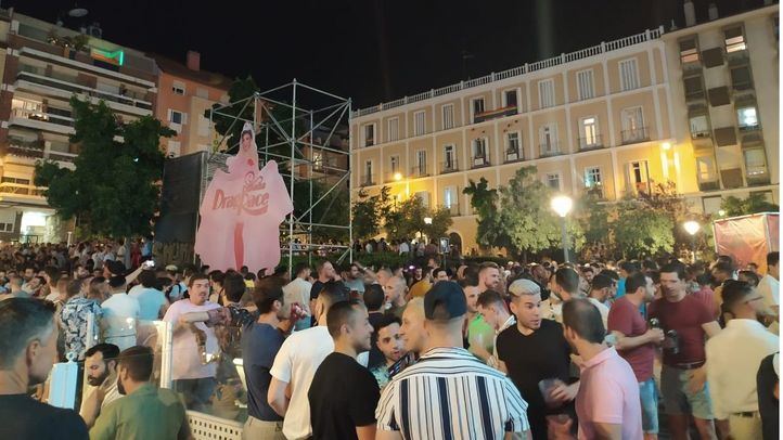 Botellón en la Plaza Zerolo