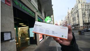 Los test de antígenos, a 2'94 euros desde este sábado