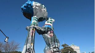 Hasta 40 réplicas del oso y el madroño dan las gracias a Madrid