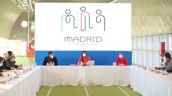 La concejala delegada de Deporte, Sofía Miranda, presenta el calendario de eventos de Madrid Capital Mundial del Deporte 2022.
