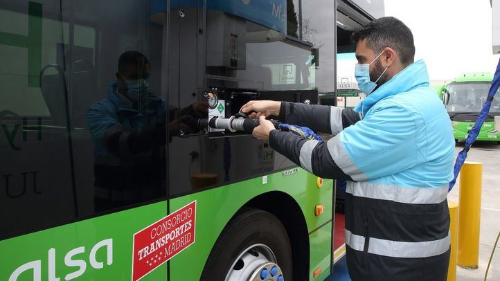 Alsa pone en marcha en Torrejón de Ardoz el primer autobús de hidrógeno que operará en España de forma permanente