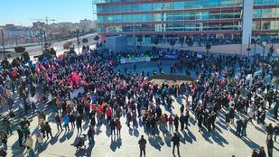 Manifestación por la sanidad pública en Fuenlabrada