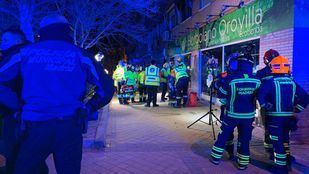 Intoxicadas por inhalación de humo tres personas en Villaverde