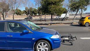 Herido de gravedad un ciclista atropellado por un coche en la M-506, en Fuenlabrada