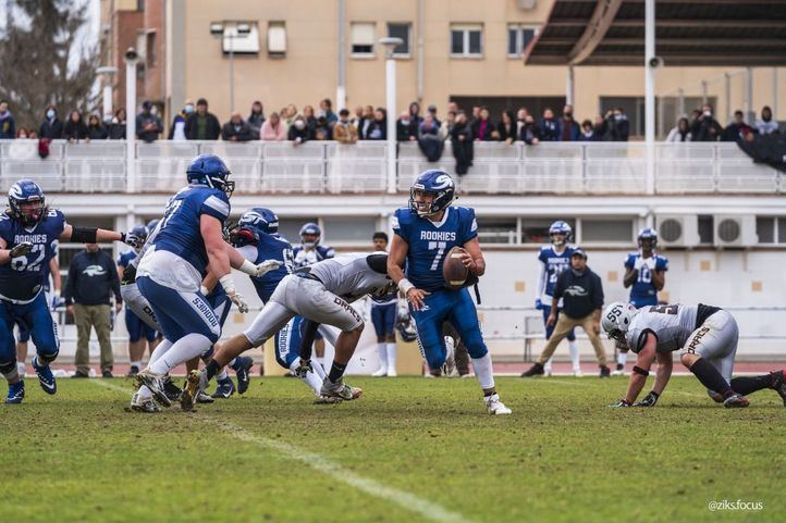 Partido entre Barbera Rookies y Badalona Dracs.