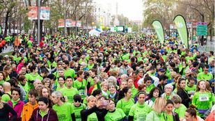La capital volverá a teñirse de verde para celebrar la 'Carrera Madrid Contra el Cáncer'