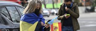 Madrid se vuelca con los refugiados ucranianos
