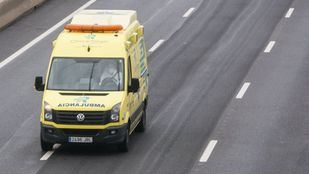 Ambulancia de camino al hospital