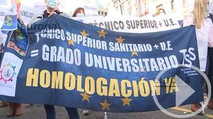 Técnicos sanitarios piden que su formación sea universitaria como en el resto de Europa