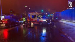 Un motorista, grave tras sufrir un accidente en Entrevías