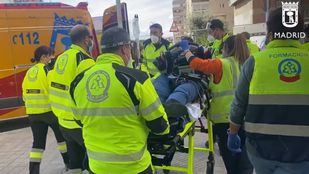 Samur-PC salva la vida a un hombre que se había atragantado