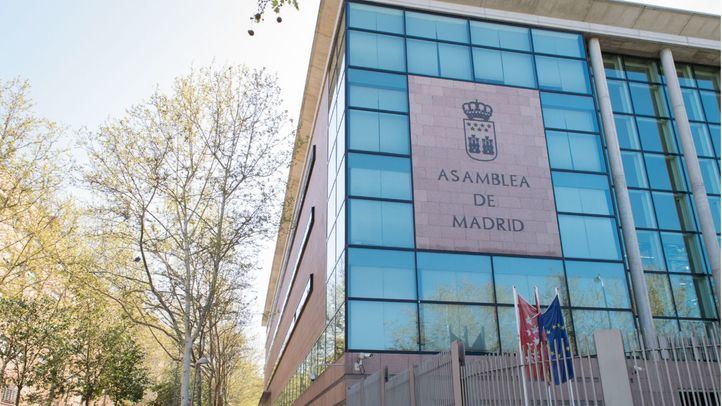 Sede de la Asamblea de Madrid, en Vallecas.