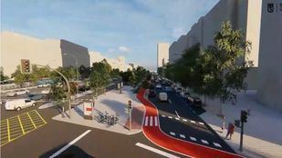 El carril bici de la Castellana ya es una realidad: comienzan las obras