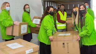 Iberdrola envía más de ocho toneladas de material humanitario a Ucrania